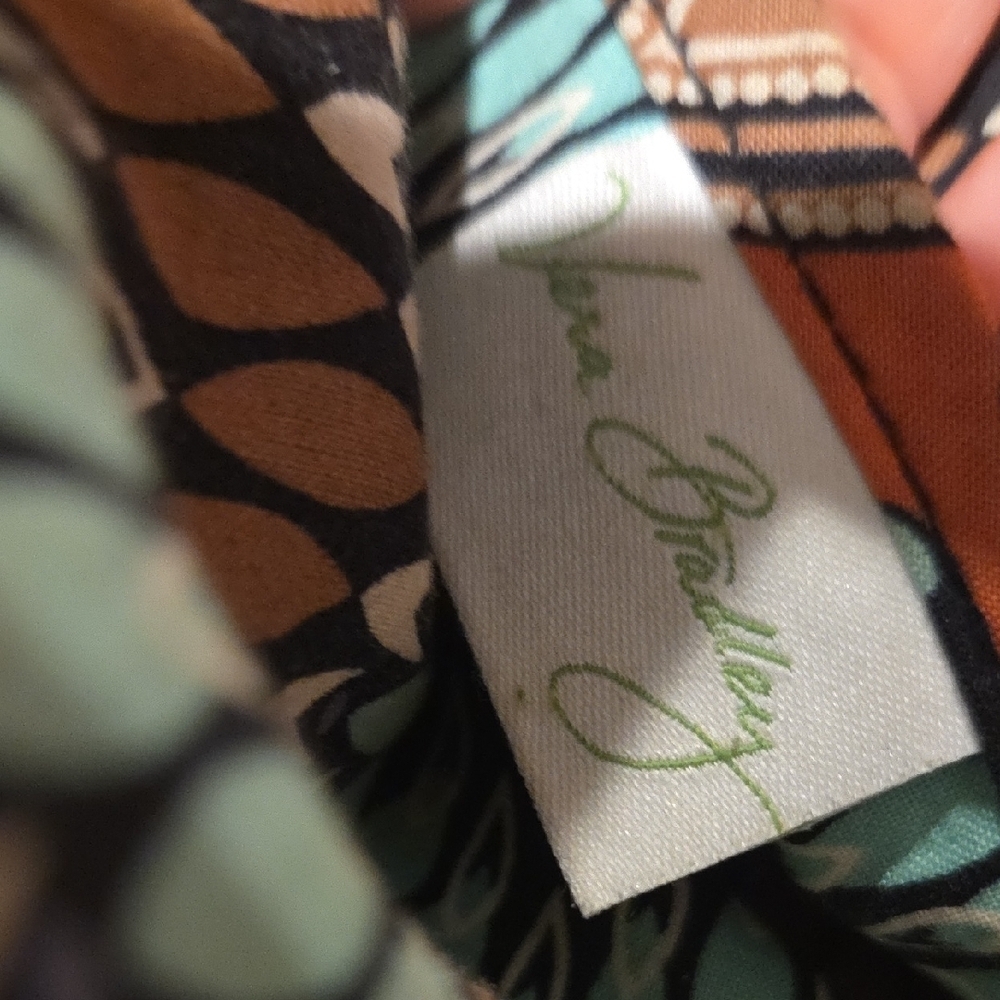 Vera Bradley Black and Orange Floral Crossbody Bag - Picture 6 of 6